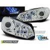 Tuning-tec SVETLOMETY TRUE DRL CHROME BLUE LIGHT pasujú na VW GOLF 6 10.08-12