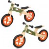 WOO-RIDE DUO Dětské dřevěné odrážedlo 2v1, khaki SPOKEY