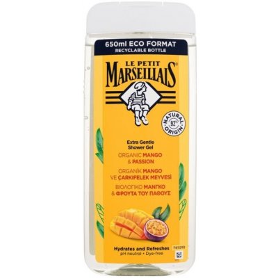 Le Petit Marseillais Extra Gentle Shower Gél Organic Mango & Passion - Sprchový gél 650 ml