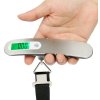 BONTOUR Cestovná váha na batožinu, digitálna ručná váha, LCD displej, maximálna hmotnosť 50 kg