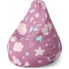 Sablio Sedací vak Pear Detská obloha - 70 x 95 x 15 cm
