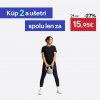 DECATHLON Dámske fitness tričko COOLMAX krátky rukáv čierne L