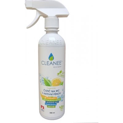 Cleanee Eko hygienický čistič WC s aktívnou penou s vôňou citróna 500 ml