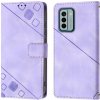 Peňaženkové puzdro Embossing Pattern Square fialové – Nokia G22