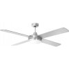 Stropný ventilátor so svietidlom s ovládačom 2xE27 60W, strieborná VT-6054-4 (V-TAC)