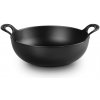 Le Creuset - Liatinová misa Balti (wok) 24cm čierna