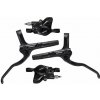 Shimano brzda kotoučová MT200 černá, přední + zadní komplet bez kotoučů / černé hadice