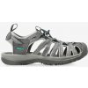 Dámske trekingové sandále Keen Whisper - medium grey/peacock green