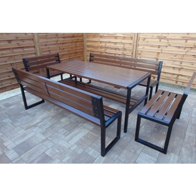 NaK Parková zostava 180 cm W129 (2+2+1) palisander