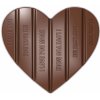 Polykarbonátová forma na tabuľkovú čokoládu TABLET HEART, 275x135 mm – CHOCOLATE WORLD