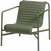 HAY Textilný podsedák Palissade Lounge Chair Low quilted cushion, olive