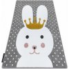 Najkoberce PETIT BUNNY KRÁLIK sivý 120x170 cm