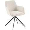 Jedálenská stolička Olema látka, krémová