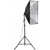 SucceBuy Softbox 50x70CM 45W Trojfarebný s Diaľkovým Ovládaním a Nastaviteľnou Intenzitou