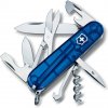 Nôž Victorinox CLIMBER transparentný modrý 1.3703.T2B1 + 5 rokov záruka a darček ZADARMO