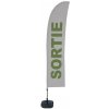 Jansen Display Beach Flag Budget Wind Complete Set Exit French ECO, 1010 x 4305 mm