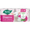 Tento Ellegance Pink Decor 3-vrstvovy 8 ks