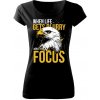 Eagle focus - Pure dámske tričko - XL ( Čierna )