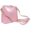 NovaKabelka.sk Grana Rosa Vecchia kožená talianska crossbody kabelka ružová