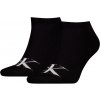 CALVIN KLEIN – 2PACK pánske členkové ponožky CK Jeans monogram black-39-42