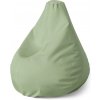 Sablio Sedací vak Pear Zelená serene - 140 x 100 x 25 cm