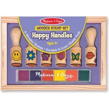 Melissa & Doug Detské pečiatky s úchytkami Happy Handles