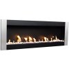 BIO FLAME biokrb Easy L Open Nerez Vertical 115x40 cm