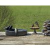 Esschert Design Pítko/krmítko pre vtáky Nyazozo 30 x 33 x 12 cm granit černé