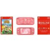 NINTENDO Switch Lite Coral + ACNH bundle + NSO 12M NT