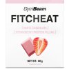 Gymbeam Proteínová čokoláda Fitcheat 80 g biela čokoláda s jahodou