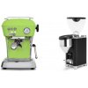 Ascaso Dream ONE, Fresh Pistachio + Rocket Espresso GIANNINO, black/chrome