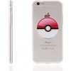 AppleMix Apple iPhone 6 Plus / 6S Plus gumový - Pokemon Go / Pokeball - červené