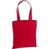 Westford Mill Nákupná bavlnená taška WM201 Classic Red 38x42 cm