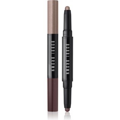 Bobbi Brown Long-Wear Cream Shadow Stick Duo očné tiene v ceruzke duo Pink Steel / Bark 1,6 g