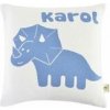 mimmo.cz Obliečka na vankúš s menom vzor Dino, 40 x 40 cm - Triceratops
