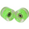 Kolesá LED penny board ABEC 7 zelené-2 kusy