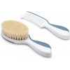 Súprava hrebeňa a kefy Nuvita - púdrovo modrá