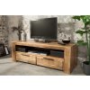 Bighome - TV stolík IRONIC 130 cm - mango, prírodný, lakovaný