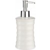 Ručný dávkovač mydla stojaci Berilo 260 ml biely