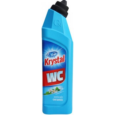 Krystal WC kyslý na keramiku,modrý 0,75 l