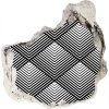 Díra 3D ve zdi nálepka Geometrické pozadie 75x75 cm