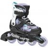 Korčule Rollerblade MICROBLADE SL black/lavender - 175, black/lavender/light blue