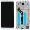 Xiaomi Redmi 5 Plus LCD displej dotykové sklo komplet predný panel biely vrátane rámčeku (P3380)