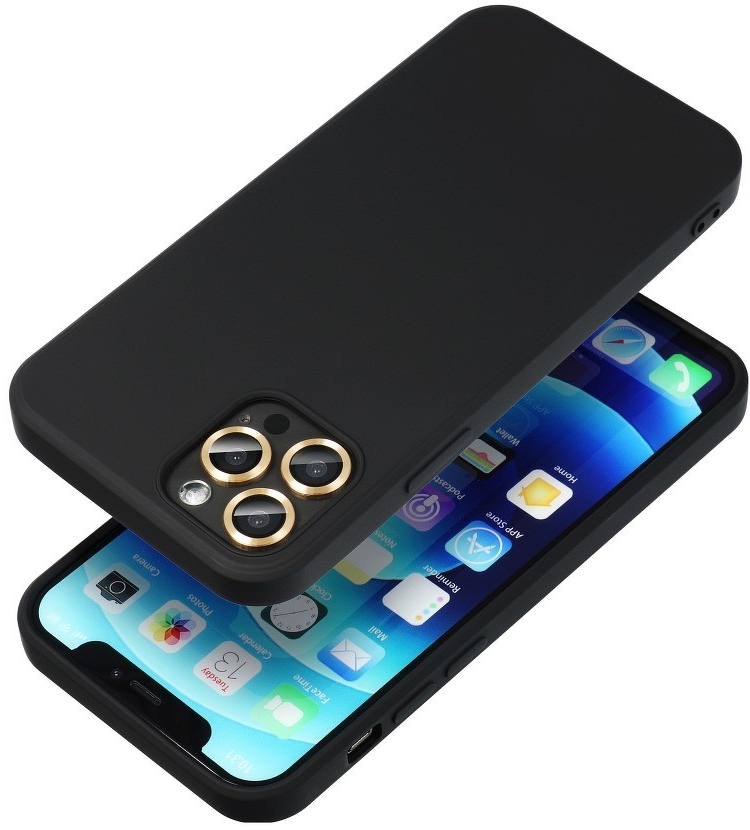 Púzdro Forcell SILICONE LITE Case iPhone X čierne