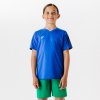 Kipsta Essentiel detský futbalový dres s krátkym rukávom modrý