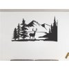 Karls DESIGN Drevený obraz na stenu - Jeleň hory - 70cm