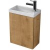 MYBATH MyVento závesná skrinka s keramickým umývadlom 40 cm dub Arlington