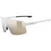 uvex športové okuliare ramp white matt/mirror gold s3