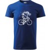Gravel Bike - kostra - Klasické pánske tričko vyššej gramáže - XL ( Kráľovská modrá )