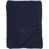 Tmavomodrá deka z recyklovanej bavlny 130x170 cm Santos – House Nordic